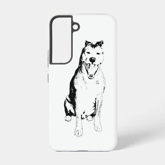 Sharp Seated Form Samsung Galaxy S22 Case (Back)