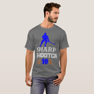 🏆👍Sharp Shooter 10 American Men's Classic Basic T-Shirt
