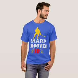 🏆👍Sharp Shooter 10 American Men's Classic Basic T-Shirt