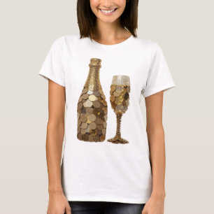 Sharp Silver ABSTRACT ART Abstract Design T-Shirt