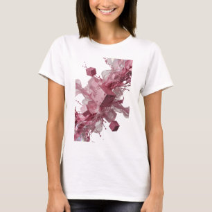 Sharp Silver ABSTRACT ART Statement Tee