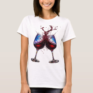 Sharp Silver CHEERS Text Design T-Shirt