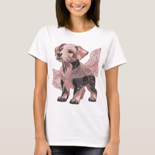 Sharp Silver MAGICAL DOG Quote Design T-Shirt
