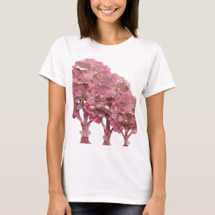 Sharp Silver PINK GLAMOUR TREE Design T-Shirt