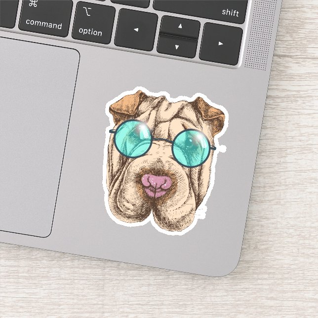 Sharpei In Sunglasses (Detail)