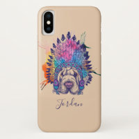 Sharpei Native American Indian Chief | Add Your Na