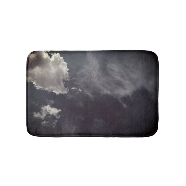 Sharpened clouds bath mat (Front)