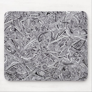 Sharpie Graffiti Mousepad