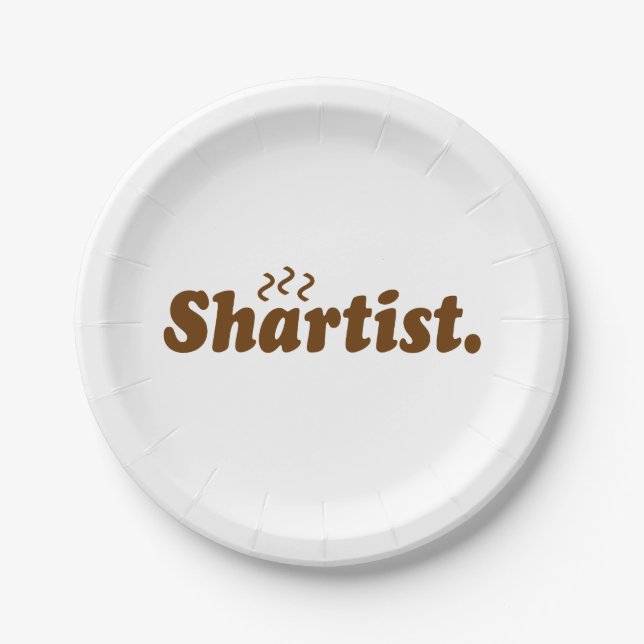 Shartist. Paper Plate (Front)