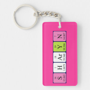 Sharyn periodic table name keyring
