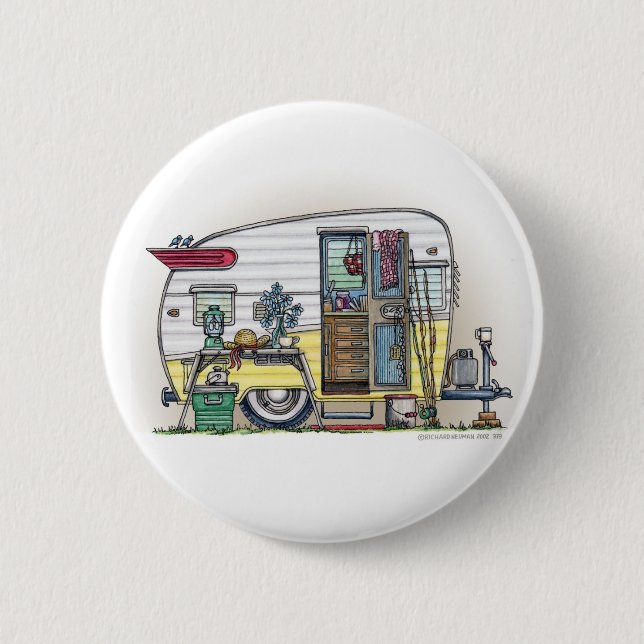Shasta Camper Trailer Buttons (Front)