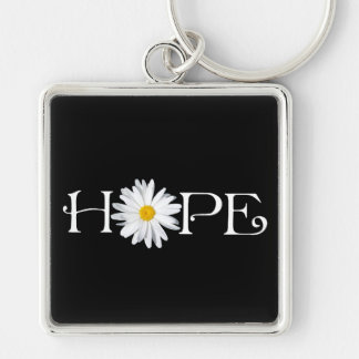 Shasta Daisy Hope Keychain