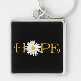 Shasta Daisy Hope Keychain
