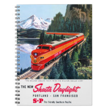 Shasta Daylight Portland San Francisco Poster