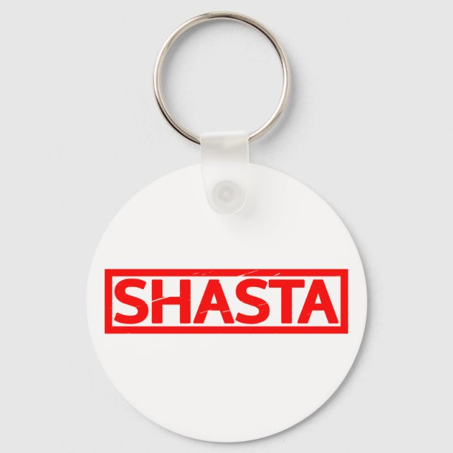 Shasta Stamp Key Ring (Front)