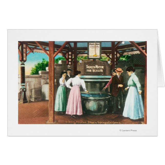 Shasta Water Drinking Fountain Scene (Front Horizontal)