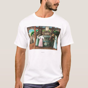 Shasta Water Drinking Fountain Scene T-Shirt