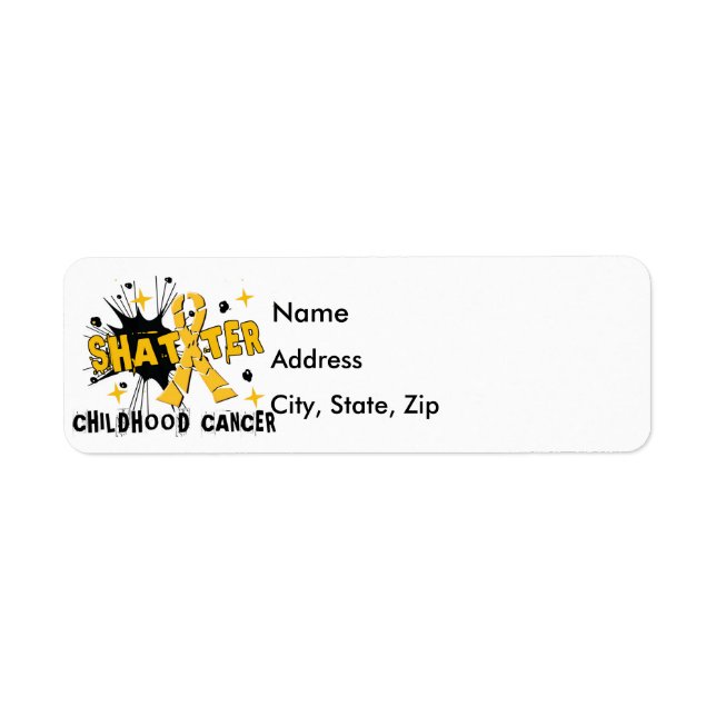 Shatter Childhood Cancer (Front)