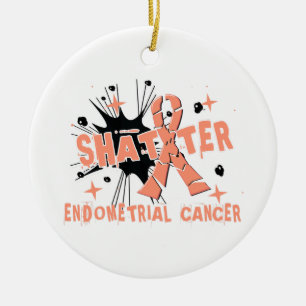 Shatter Endometrial Cancer Ceramic Tree Decoration