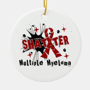 Shatter Multiple Myeloma Ceramic Tree Decoration