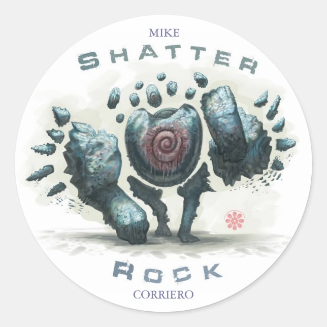 Shatter Rock Sticker (Front)