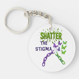 Shatter the Stigma - Mental Health Key Ring