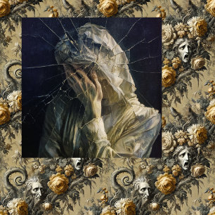 Shatter the Veil — Gothic Surreal Fine Art Canvas Print