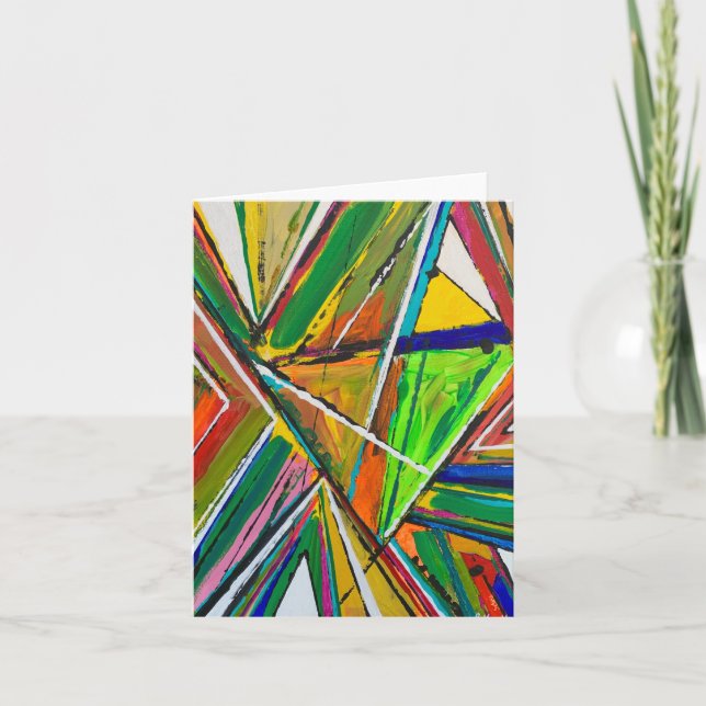 Shattered Blank Note Card (Front)