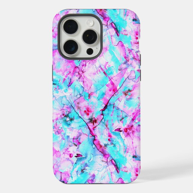 Shattered Blossom A colourful light design iPhone Case (Back)