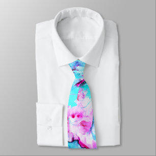 Shattered Blossom A colourful light design Tie