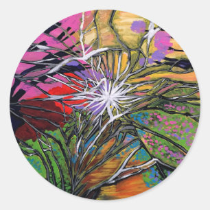 Shattered Dream   Classic Round Sticker