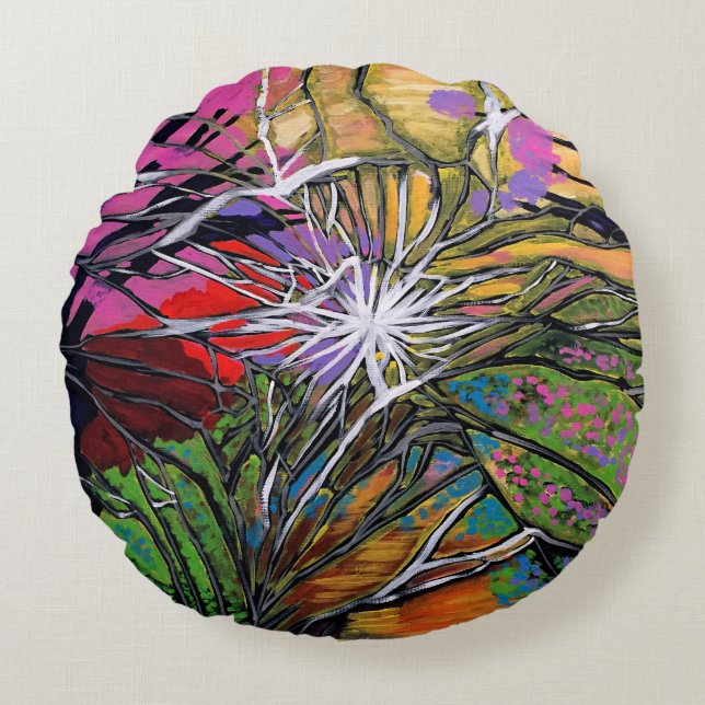 Shattered Dream Round Cushion (Front)