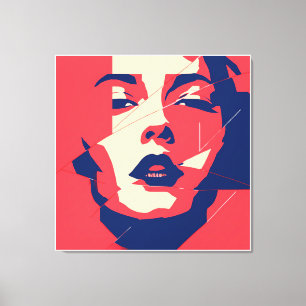 Shattered Gaze Canvas Print