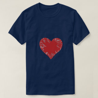 Shattered Glass Broken Heart T-Shirt