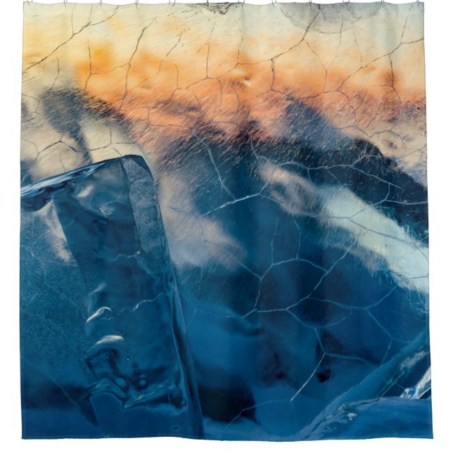 Shattered glass shower curtain (Front)