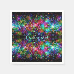 Shattered Glass Spiral Napkins 2