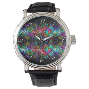 Shattered Glass Spiral Wrist Watch