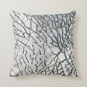Shattered glass texture cushion