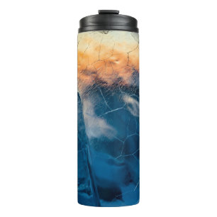 Shattered glass thermal tumbler