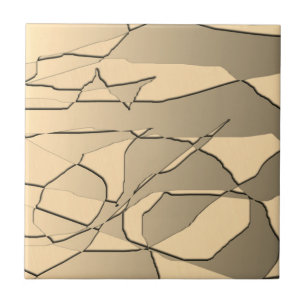 Shattered Gold Tile