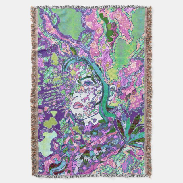 Shattered Hope Throw Blanket (Front Vertical)