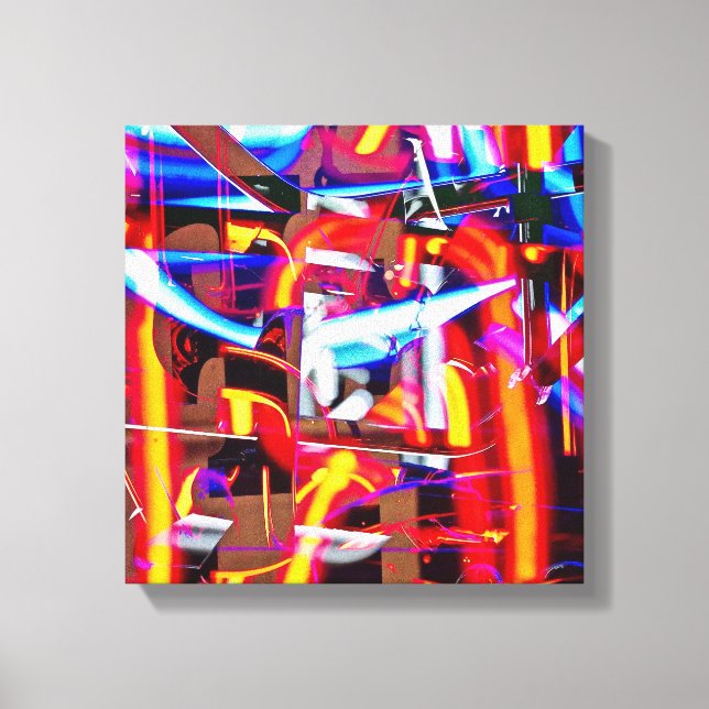 shattered lights canvas print (Front)
