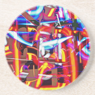 shattered lights coaster