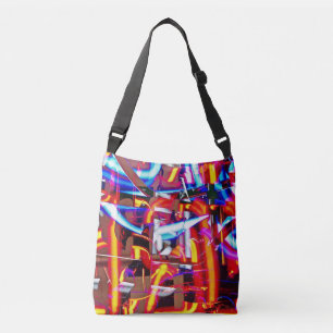 shattered lights crossbody bag