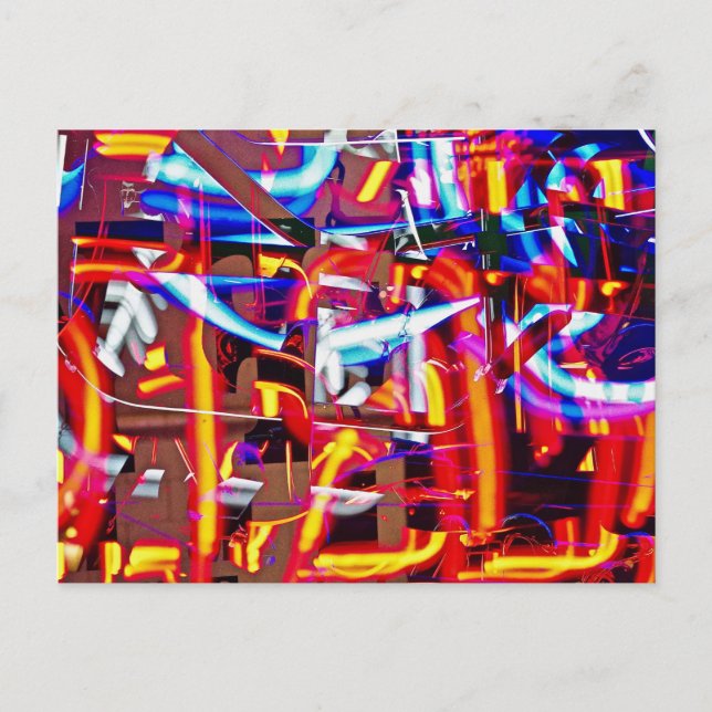 shattered lights holiday postcard (Front)