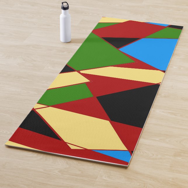 Shattered Muti-Colour Yoga Mat (In Situ)