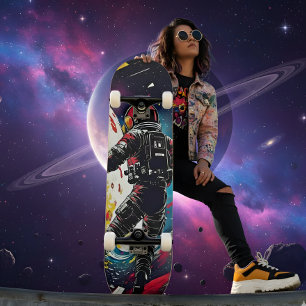Shattered Reality - Cosmic Astronaut Skateboard