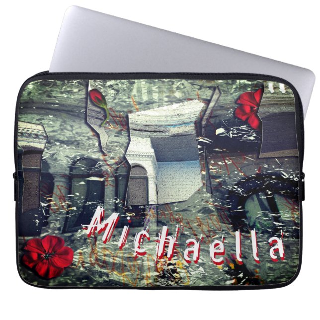 Shattered, Scattered & Wrapped & Your Name Laptop Sleeve (Front)