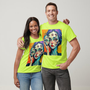 Shattered Self Reflection Art T-Shirt