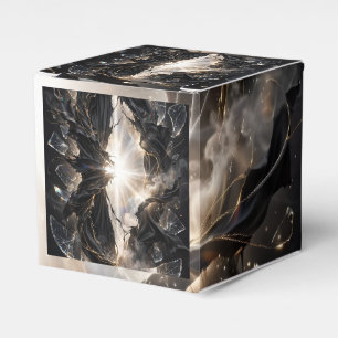 Shattered Veil of Light - Black Gold Luxury Favour Box